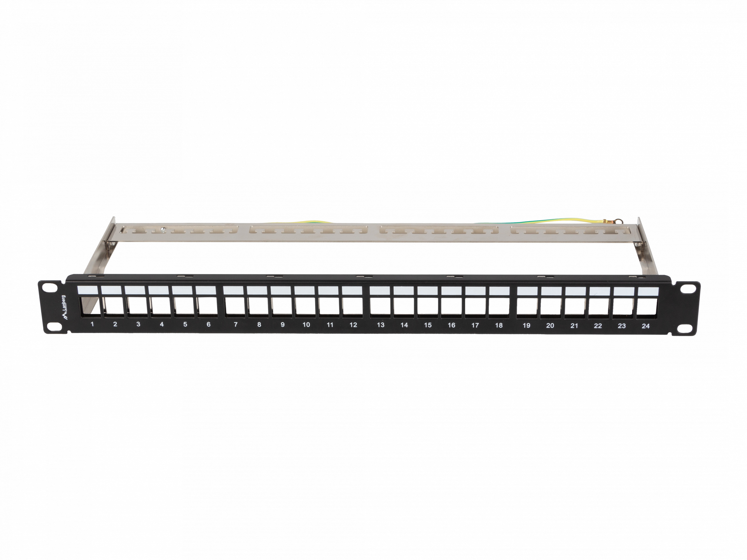 Lanberg Patch panel pusty 24 port 1U 19