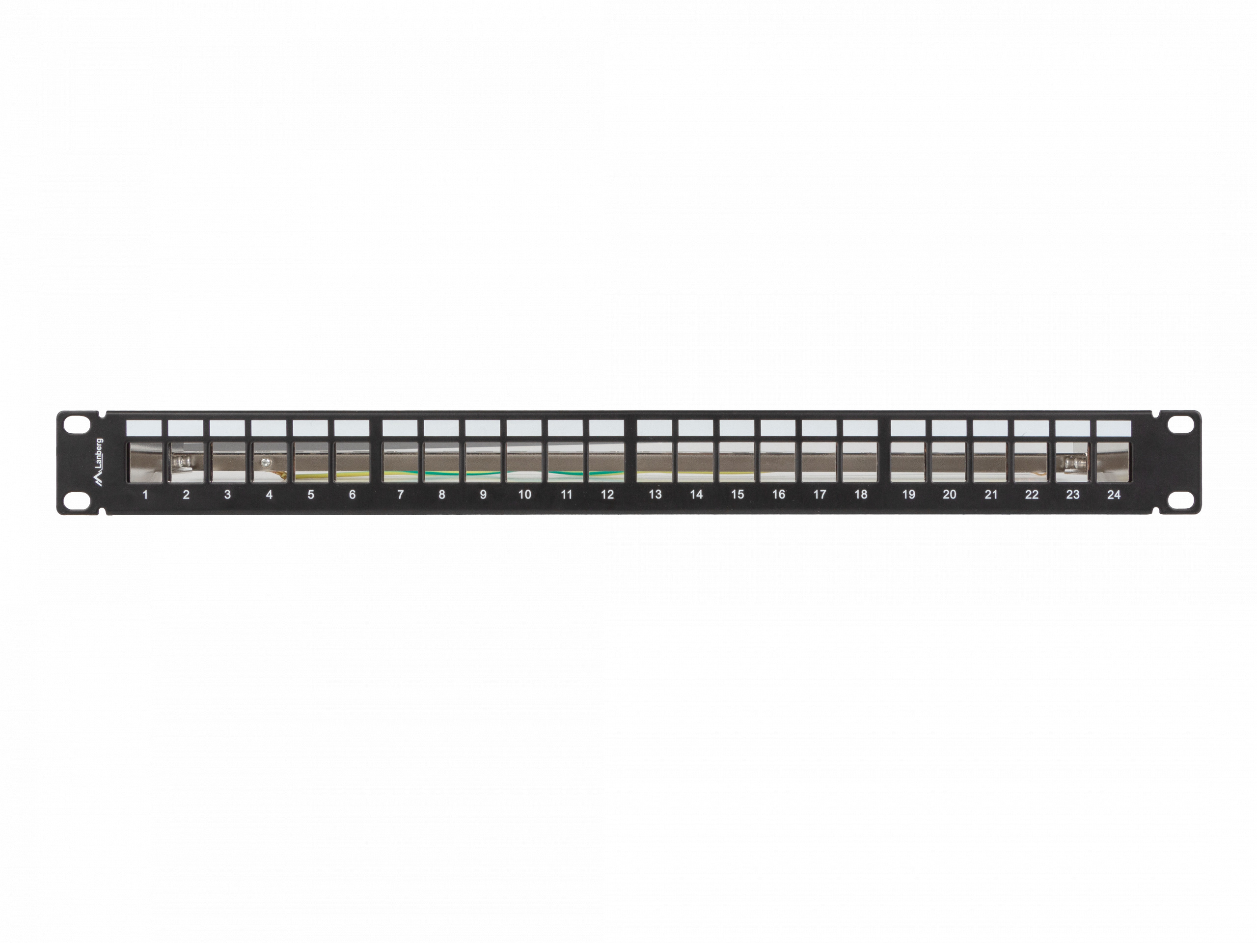 Lanberg Patch panel pusty 24 port 1U 19