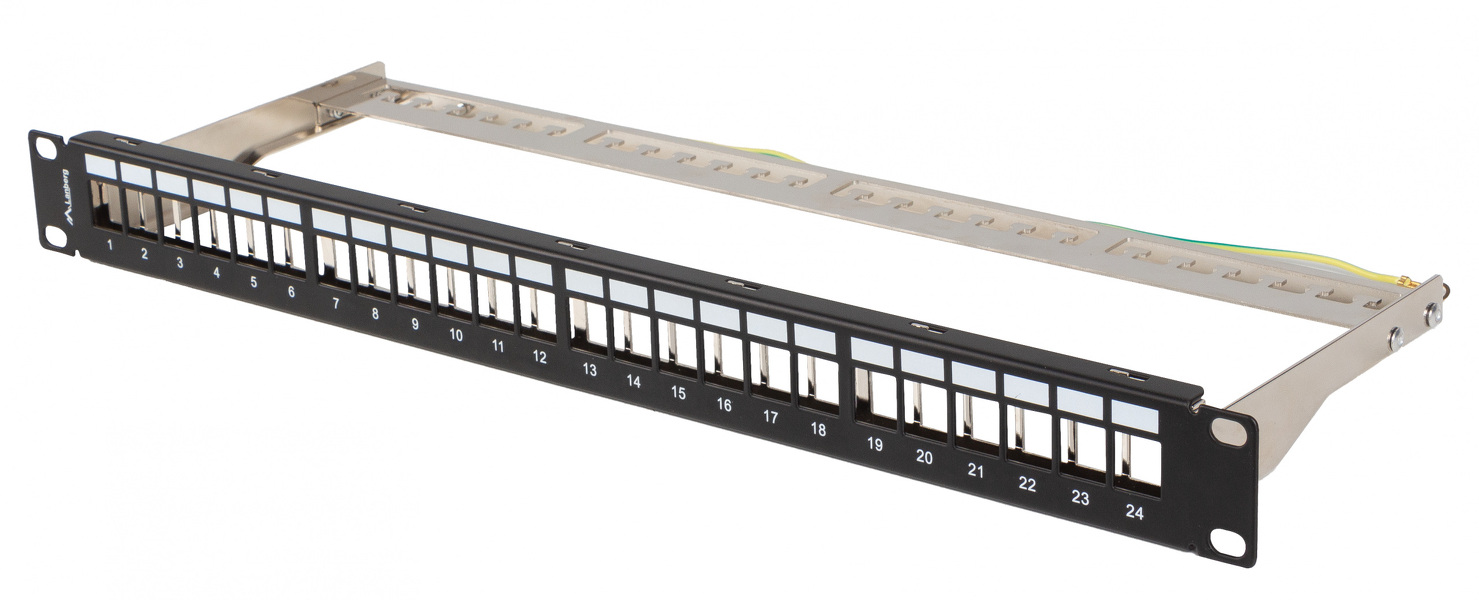 Zdjęcie produktu: Lanberg Patch panel pusty 24 port 1U 19