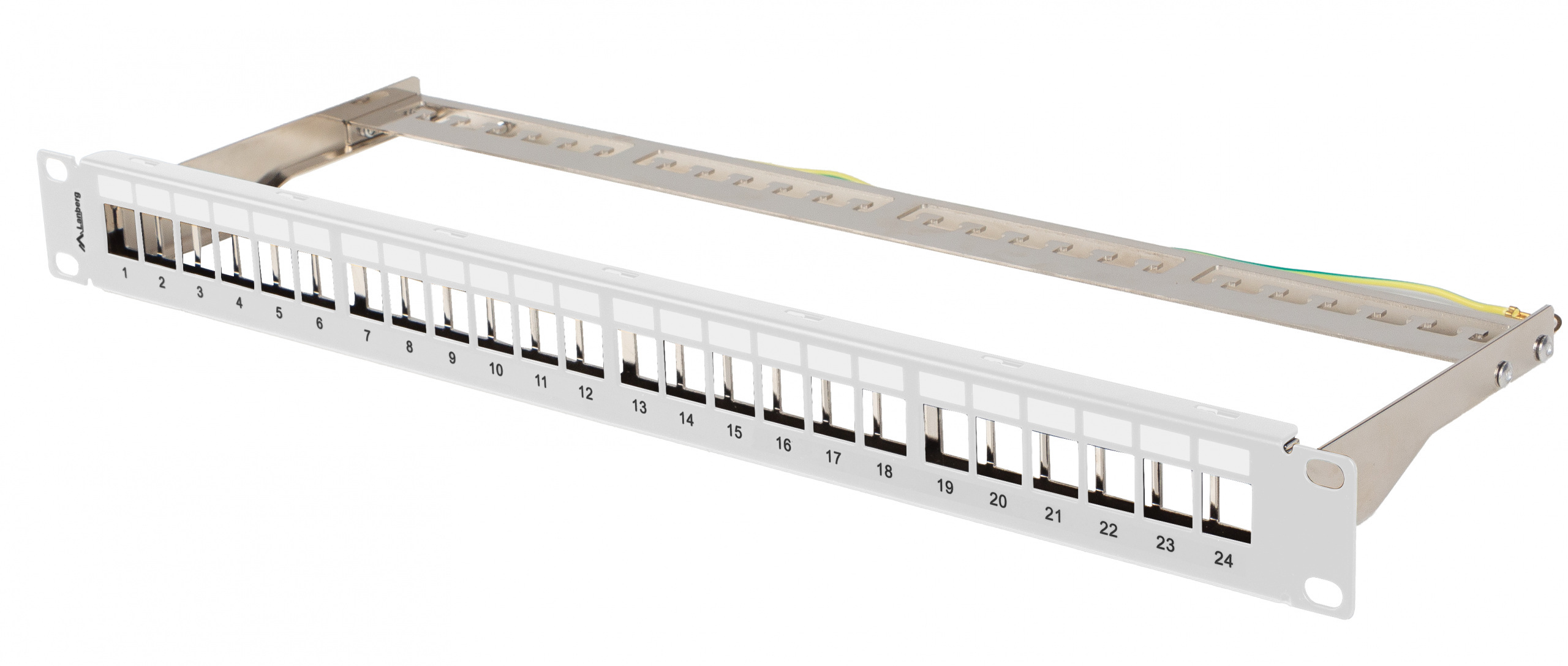 Lanberg Patch panel pusty 24 port 1U 19