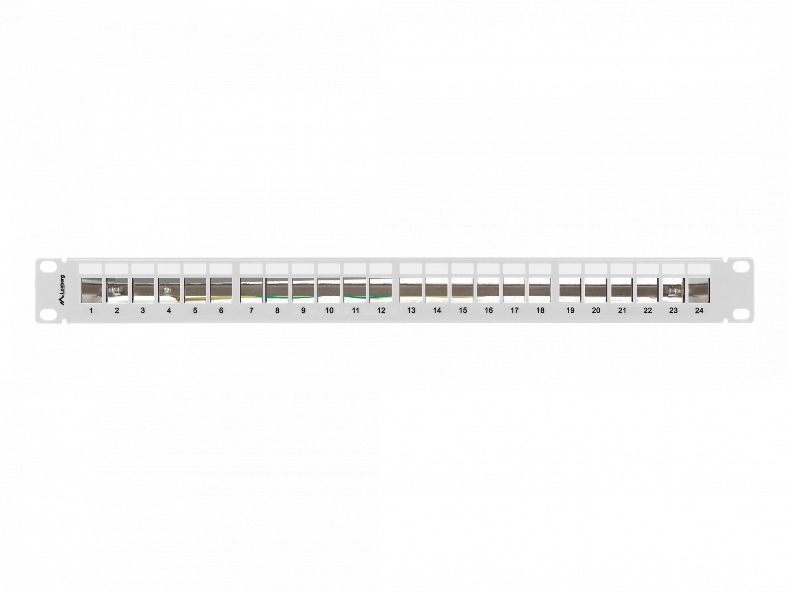 Lanberg Patch panel pusty 24 port 1U 19