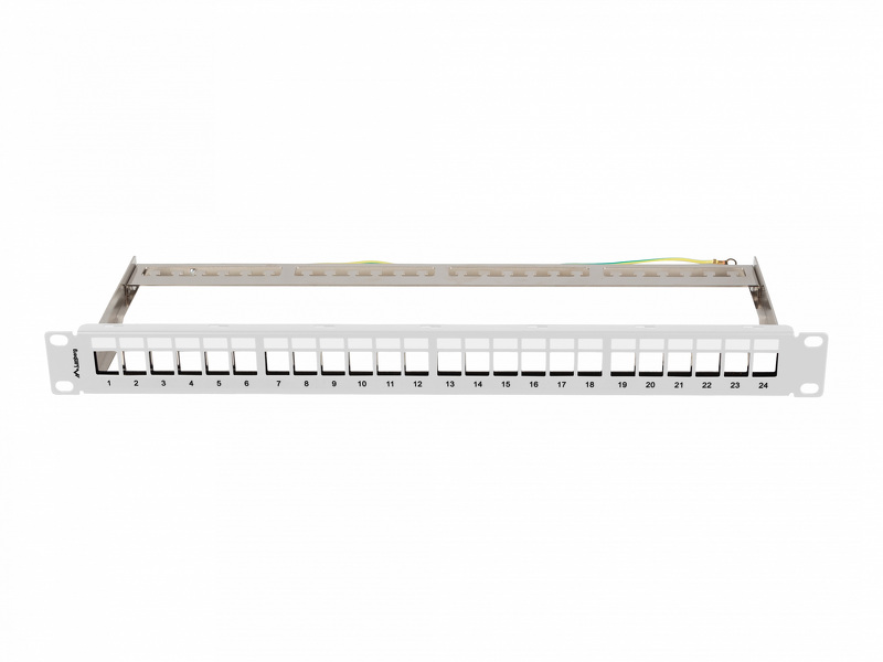Zdjęcie produktu: Lanberg Patch panel pusty 24 port 1U 19