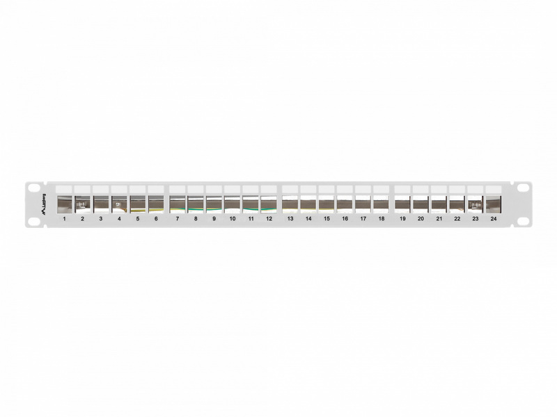 Zdjęcie produktu: Lanberg Patch panel pusty 24 port 1U 19