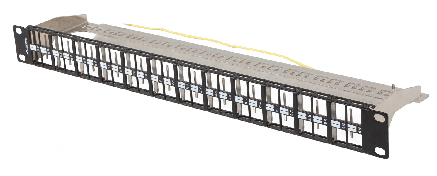 Zdjęcie produktu: Lanberg Patch panel pusty 48 port 1U 19