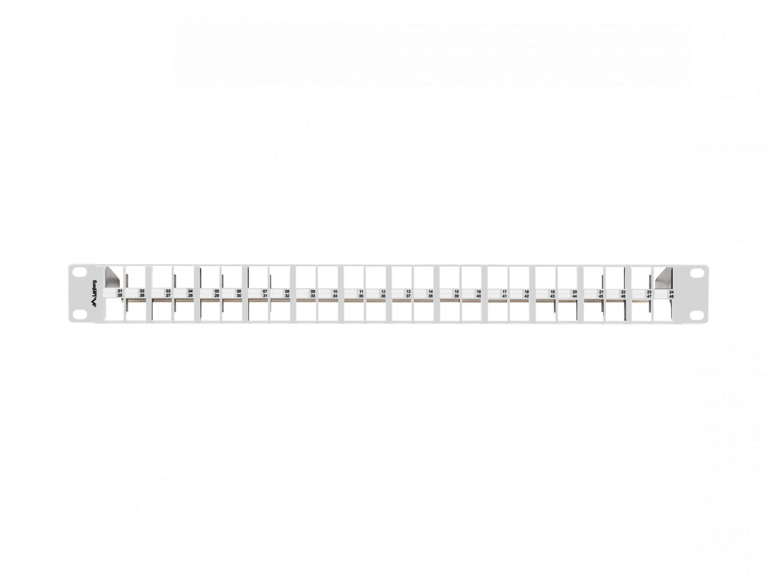 Lanberg Patch panel pusty 48 port 1U 19