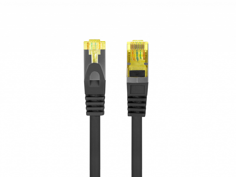 Zdjęcie produktu: Kabel Lanberg RJ45 Patch cord Kat.6A S/FTP Lszh Cu 5m Czarny Fluke Passed Zdjęcie produktu: Kabel Lanberg RJ45 Patch cord Kat.6A S/FTP Lszh Cu 5m Czarny Fluke Passed