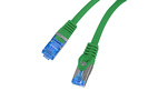 Miniatura zdjęcia: Kabel Lanberg RJ45 Patch cord Kat.6A S/FTP Lszh Cu 5m Zielony Fluke Passed