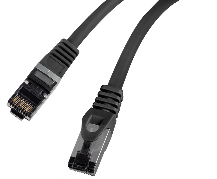 Zdjęcie produktu: Kabel Lanberg RJ45 Patch cord Kat.8.1 do 40 Gb/s S/FTP LSZH CU 0.5m Czarny Fluke Passed Zdjęcie produktu: Kabel Lanberg RJ45 Patch cord Kat.8.1 do 40 Gb/s S/FTP LSZH CU 0.5m Czarny Fluke Passed