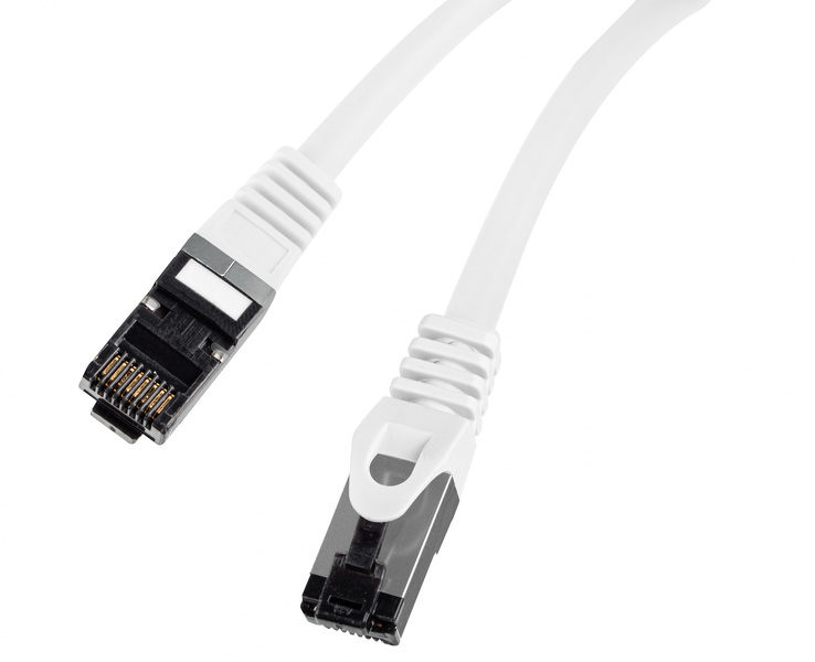 Zdjęcie produktu: Kabel Lanberg RJ45 Patch cord Kat.8.1 do 40 Gb/s S/FTP LSZH CU 0.5m Biały Fluke Passed Zdjęcie produktu: Kabel Lanberg RJ45 Patch cord Kat.8.1 do 40 Gb/s S/FTP LSZH CU 0.5m Biały Fluke Passed