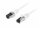 Miniatura zdjęcia: Kabel Lanberg RJ45 Patch cord Kat.8.1 do 40 Gb/s S/FTP LSZH CU 2m Biały Fluke Passed