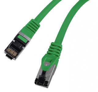 Miniatura produktu: Kabel Lanberg RJ45 Patch cord Kat.8.1 do 40 Gb/s S/FTP LSZH CU 3m Zielony Fluke Passed