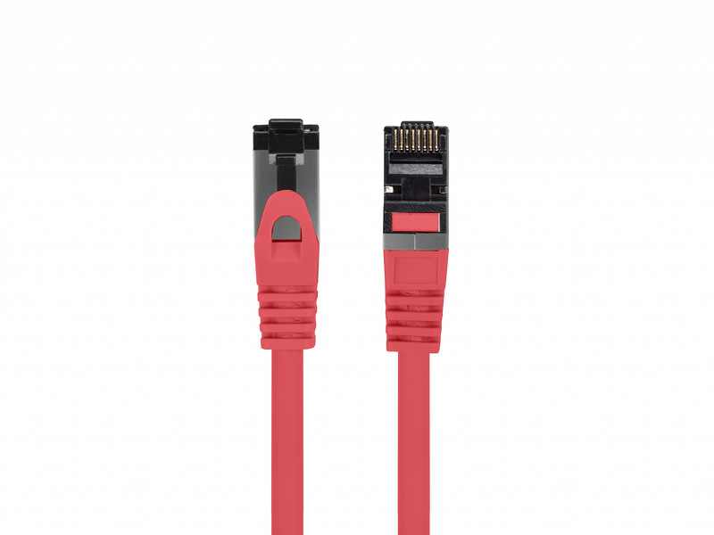 Zdjęcie produktu: Kabel Lanberg RJ45 Patch cord Kat.8.1 do 40 Gb/s S/FTP LSZH CU 5m Czerwony Fluke Passed Zdjęcie produktu: Kabel Lanberg RJ45 Patch cord Kat.8.1 do 40 Gb/s S/FTP LSZH CU 5m Czerwony Fluke Passed