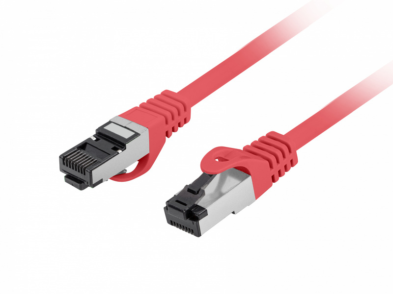 Zdjęcie produktu: Kabel Lanberg RJ45 Patch cord Kat.8.1 do 40 Gb/s S/FTP LSZH CU 5m Czerwony Fluke Passed Zdjęcie produktu: Kabel Lanberg RJ45 Patch cord Kat.8.1 do 40 Gb/s S/FTP LSZH CU 5m Czerwony Fluke Passed