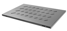 Półka do open rack 19" 800mm czarna Lanberg (1U/480.5x580mm udźwig do 120kg, montaż 4 punktowy)