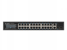 Miniatura zdjęcia: Switch Lanberg 24X 100MB POE+/2X COMBO RACK 19