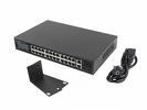 Miniatura zdjęcia: Switch Lanberg 24X 100MB POE+/2X COMBO RACK 19