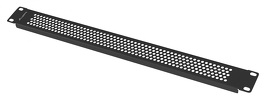 Zaślepka do szaf 19" 1U Lanberg Perforowana Czarna