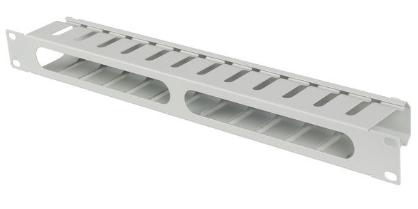 Miniatura produktu: Organizer kabli 19" 1U z zaślepką Typ A szary Lanberg