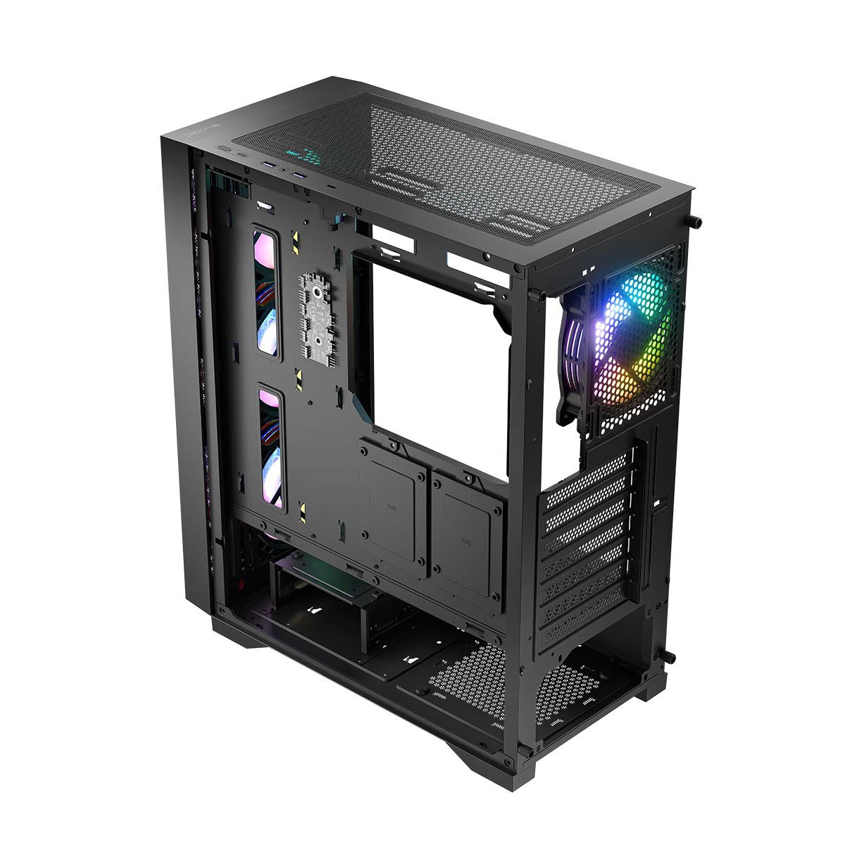 Obudowa komputerowa Logic Dart Pro ARGB czarna Obudowa komputerowa Logic Dart Pro ARGB czarna