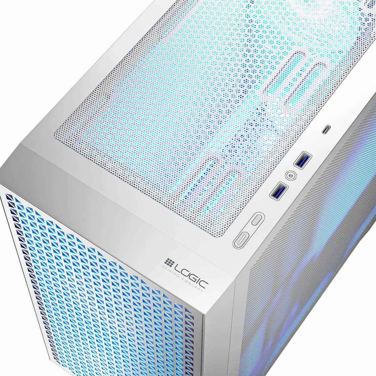 Obudowa komputerowa Logic Dart Pro Mini ARGB biała