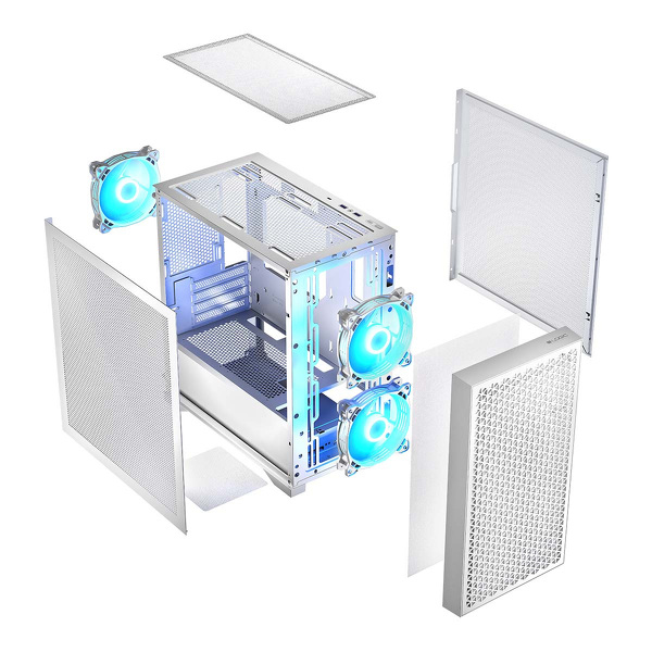 Zdjęcie produktu: Obudowa komputerowa Logic Dart Pro Mini ARGB biała