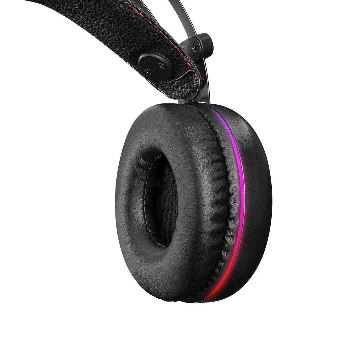 Słuchawki Rampage STORMY 7.1 gamingowe z mikrofonem, nauszne, RGB, USB, czarne