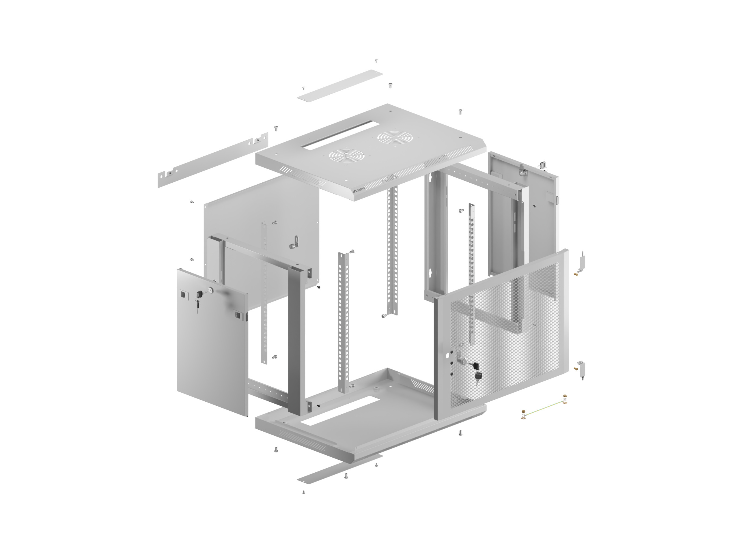 Szafa instalacyjna Rack wisząca 19 Szafa instalacyjna Rack wisząca 19