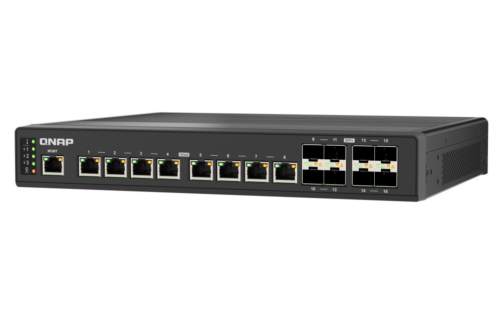 Qnap QSW-IM3216-8S8T 16-portowy przełącznik 8x 10GbE SFP+