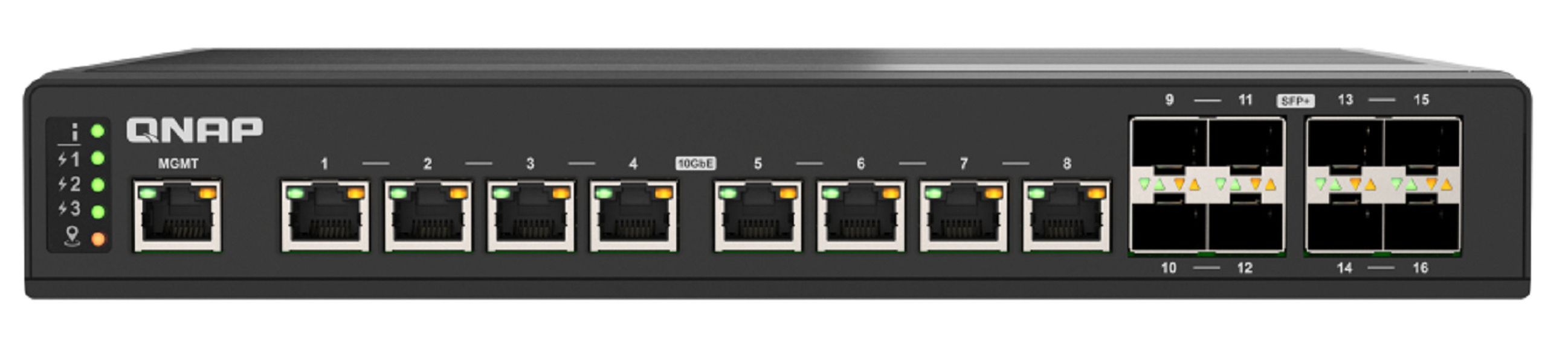 Zdjęcie produktu: Qnap QSW-IM3216-8S8T 16-portowy przełącznik 8x 10GbE SFP+