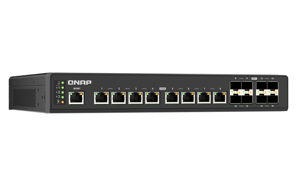 Zdjęcie produktu: Qnap QSW-IM3216-8S8T 16-portowy przełącznik 8x 10GbE SFP+