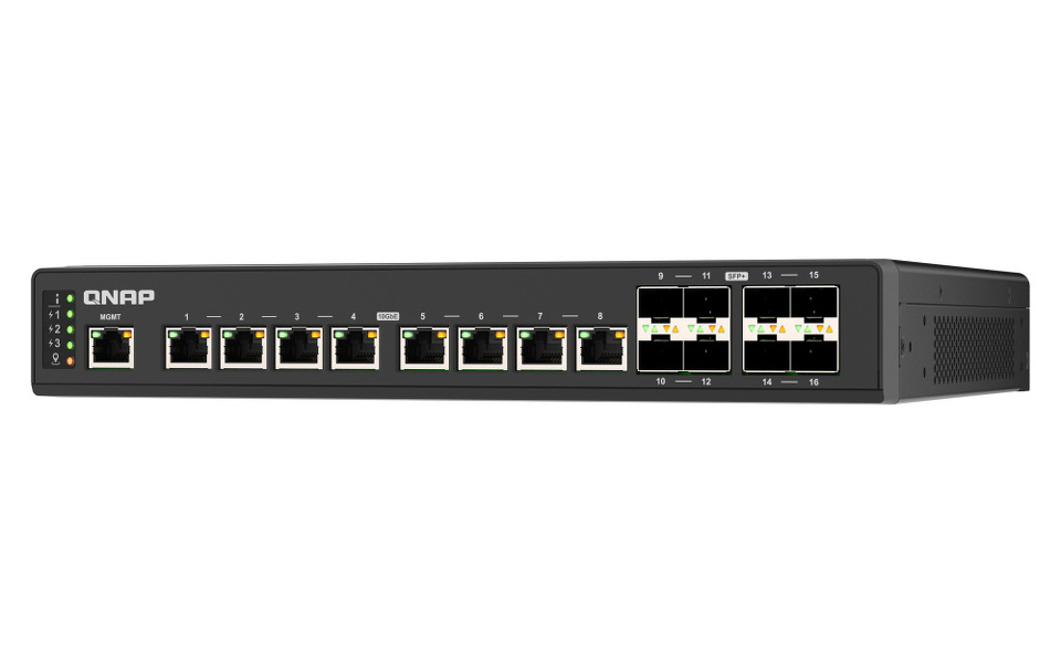 Zdjęcie produktu: Qnap QSW-IM3216-8S8T 16-portowy przełącznik 8x 10GbE SFP+