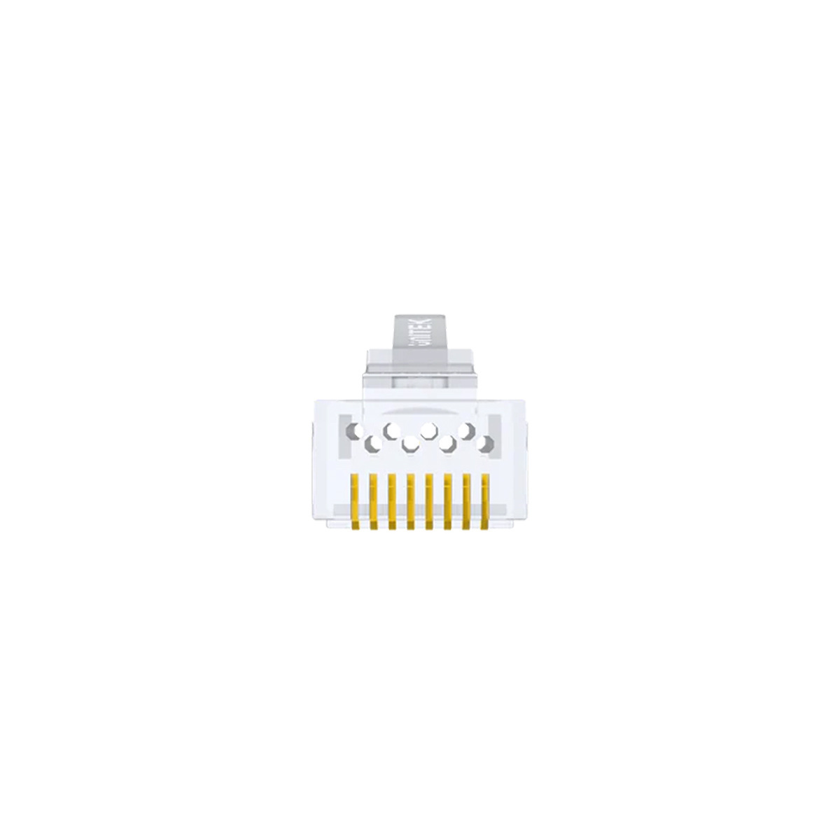 Wtyk sieciowy modularny Pass-Through RJ45 Cat. 6 100 szt. Unitek Wtyk sieciowy modularny Pass-Through RJ45 Cat. 6 100 szt. Unitek