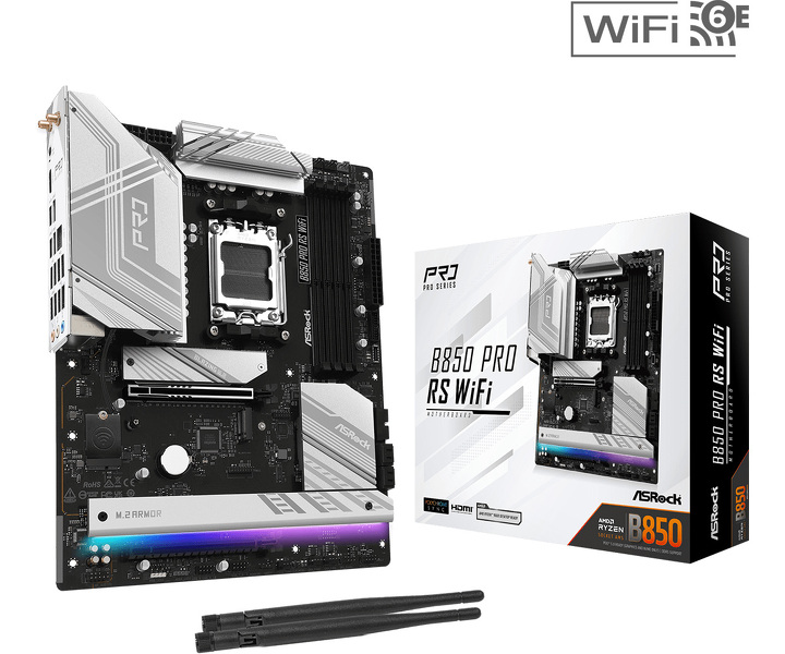 Zdjęcie produktu: Płyta główna ASRock B850 PRO RS WIFI AM5
