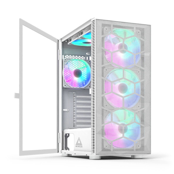 Zdjęcie produktu: Obudowa do komputera Montech X3 Mesh White Zdjęcie produktu: Obudowa do komputera Montech X3 Mesh White