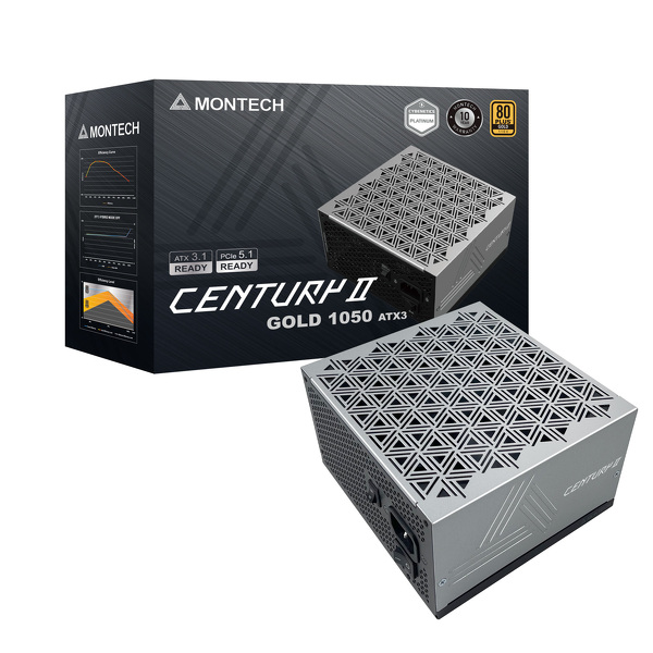 Zdjęcie produktu: Zasilacz komputerowy Montech Century II 1050W