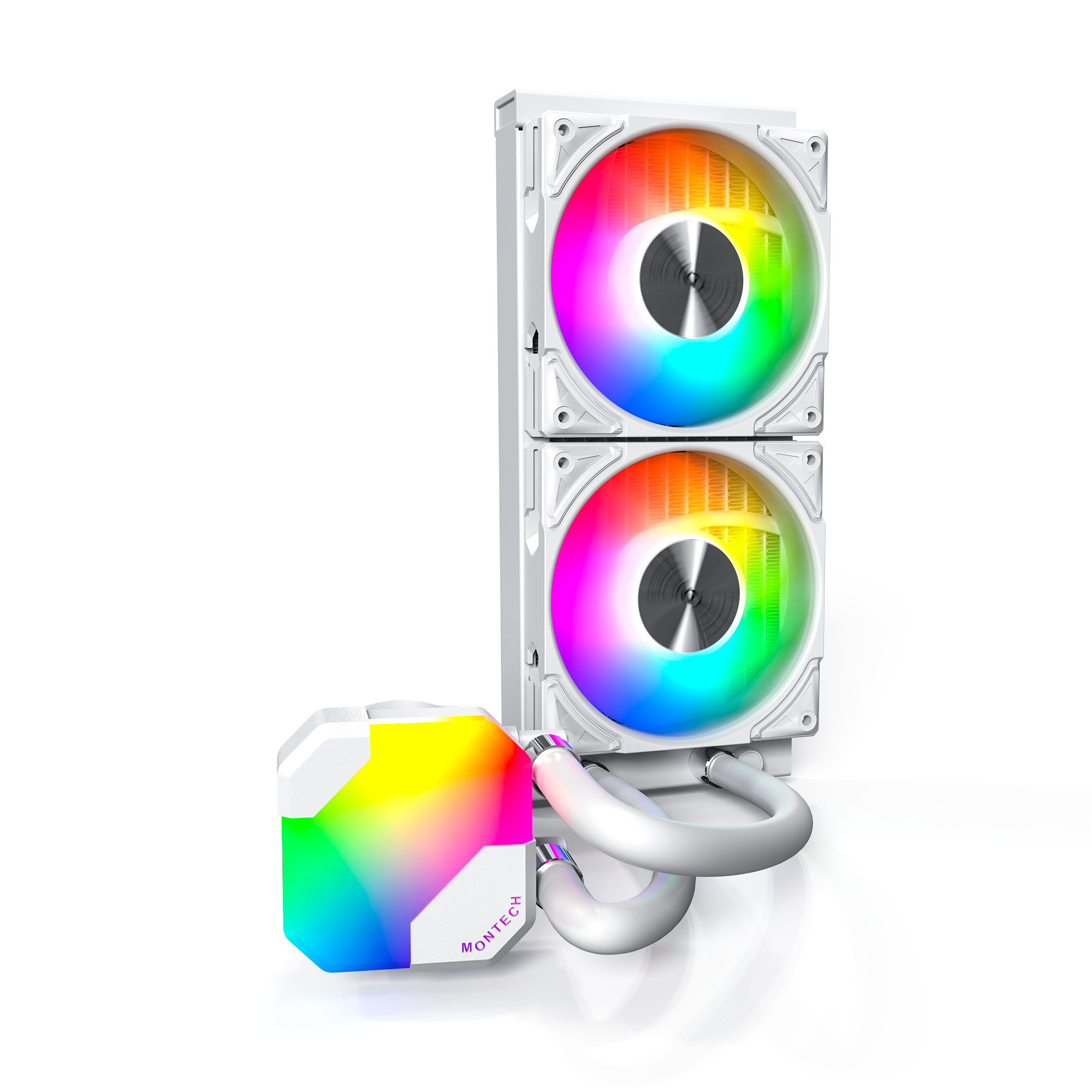 Montech Hyper Flow ARGB 240 White zestaw AIO Montech Hyper Flow ARGB 240 White zestaw AIO