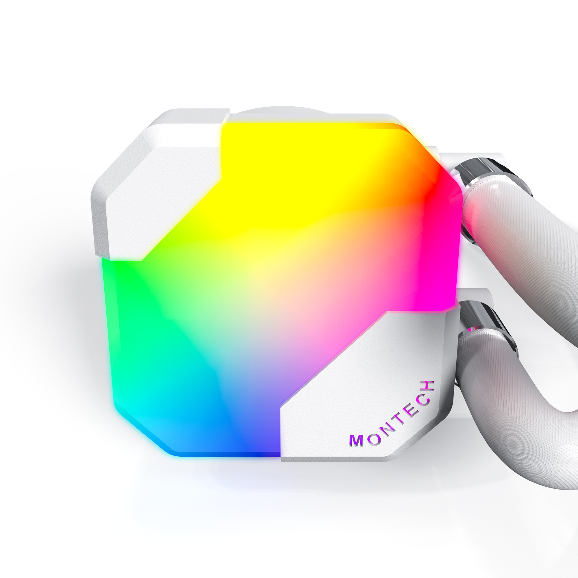 Montech Hyper Flow ARGB 240 White zestaw AIO Montech Hyper Flow ARGB 240 White zestaw AIO