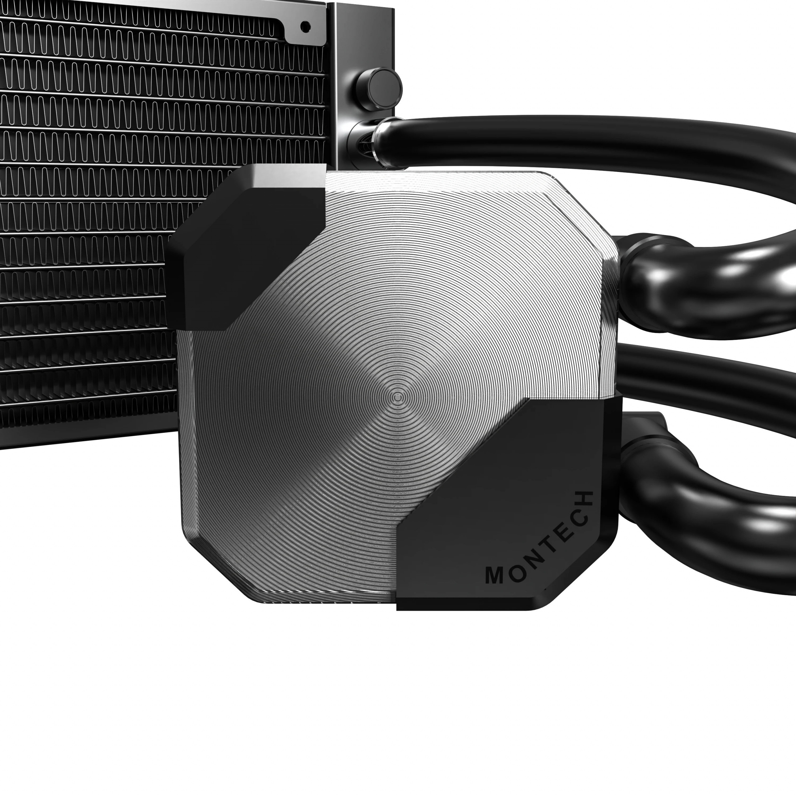 Montech Hyper Flow Silent 240 Black zestaw AIO