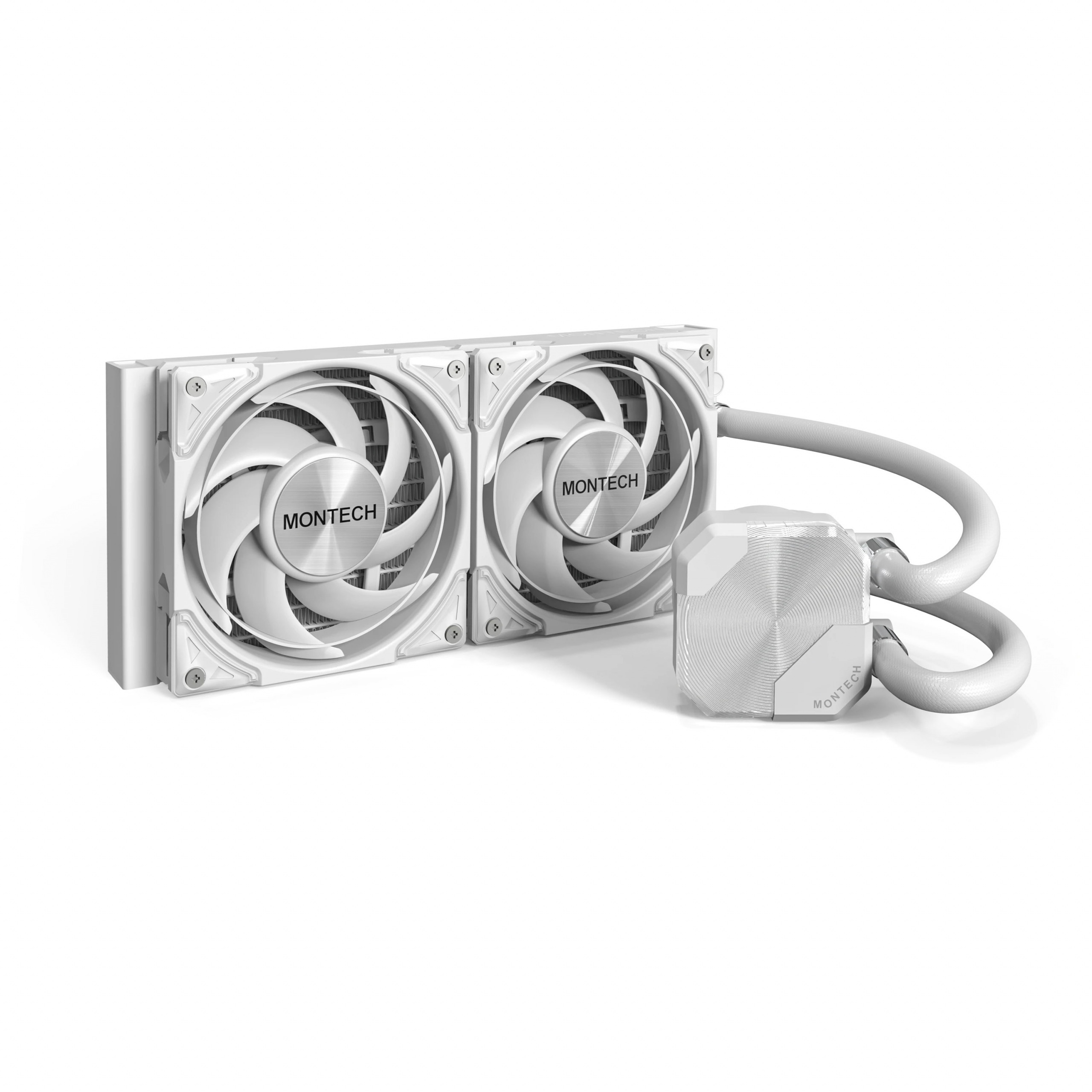 Montech Hyper Flow Silent 240 White zestaw AIO