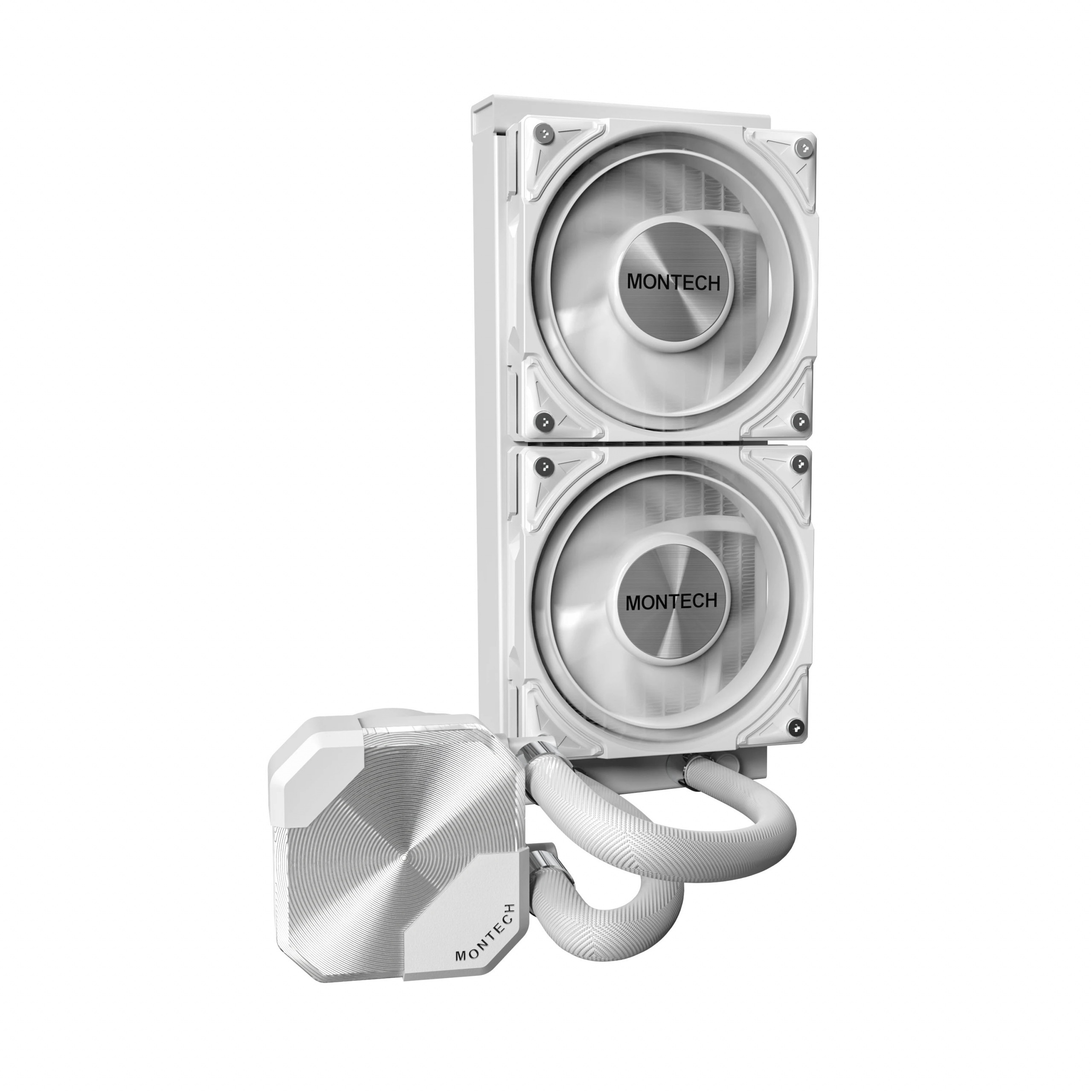 Montech Hyper Flow Silent 240 White zestaw AIO