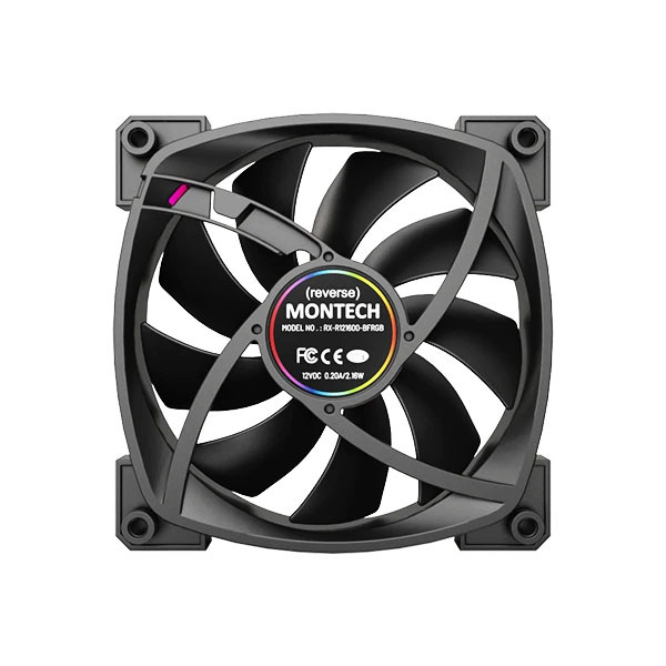 Wentylator do obudowy Montech RX120 PWM Black 120mm