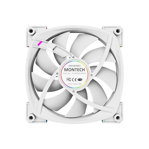 Zdjęcie produktu: Wentylator do obudowy Montech RX120 PWM White 120mm