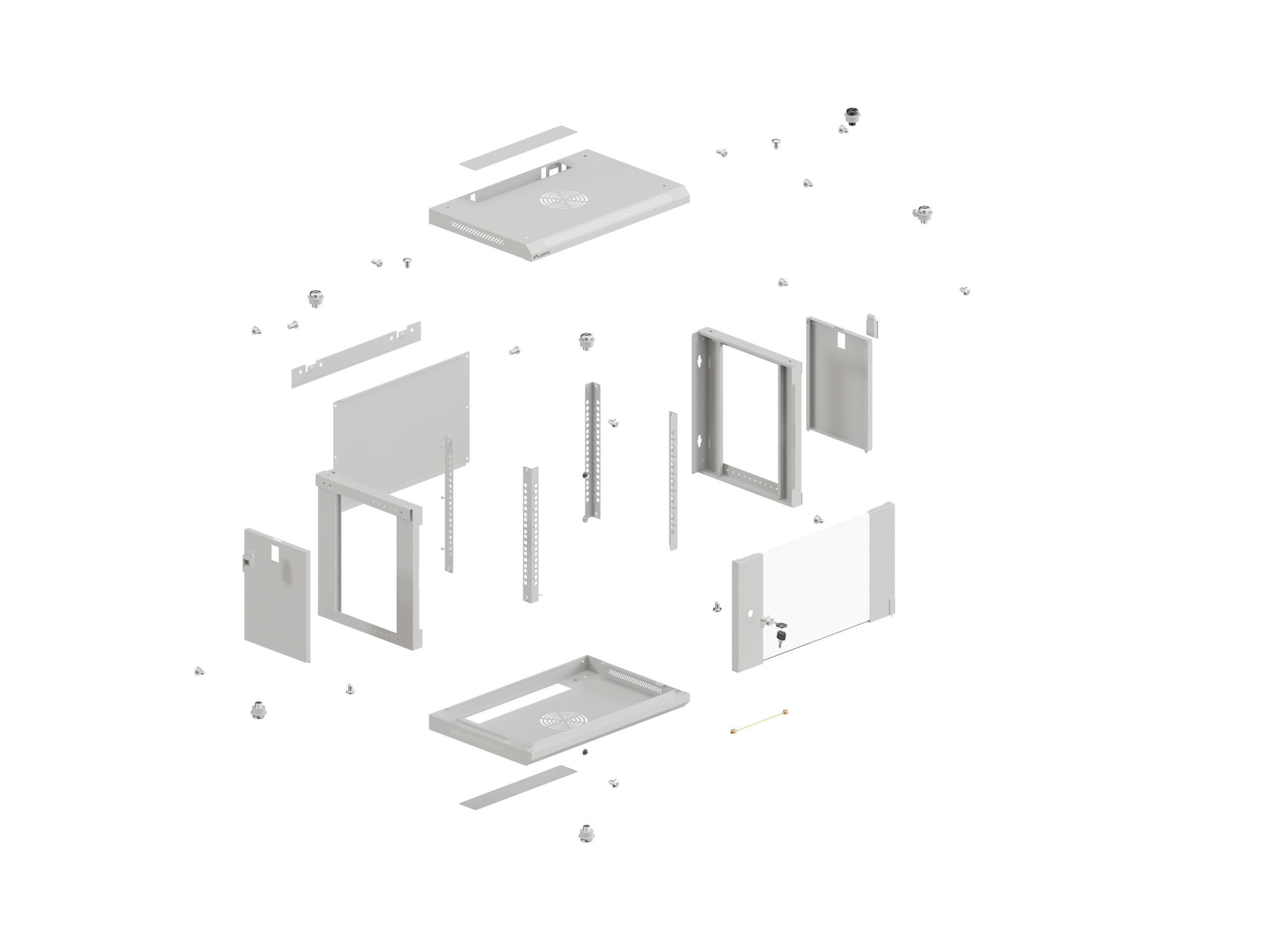Szafa instalacyjna rack wisząca 19 Szafa instalacyjna rack wisząca 19