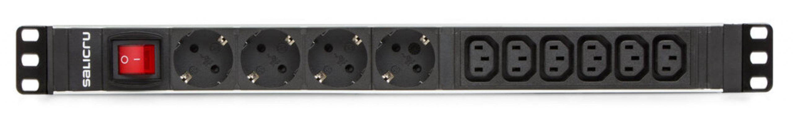 Listwa zasilająca Salicru SPS 4F+6F PDU SCH+C13/C14