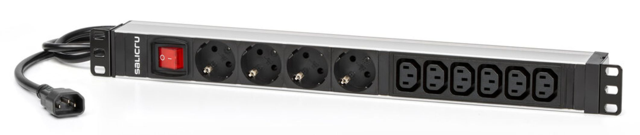 Listwa zasilająca Salicru SPS 4F+6F PDU SCH+C13/C14