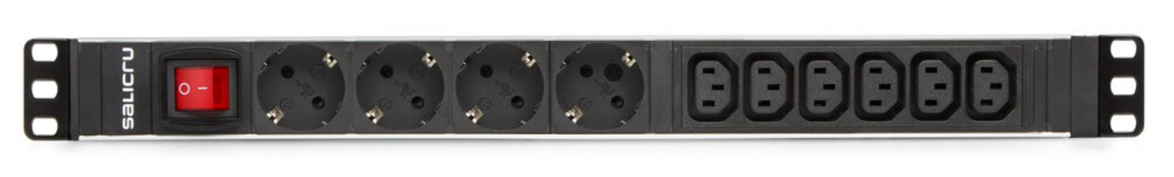 Zdjęcie produktu: Listwa zasilająca Salicru SPS 4F+6F PDU SCH+C13/C14