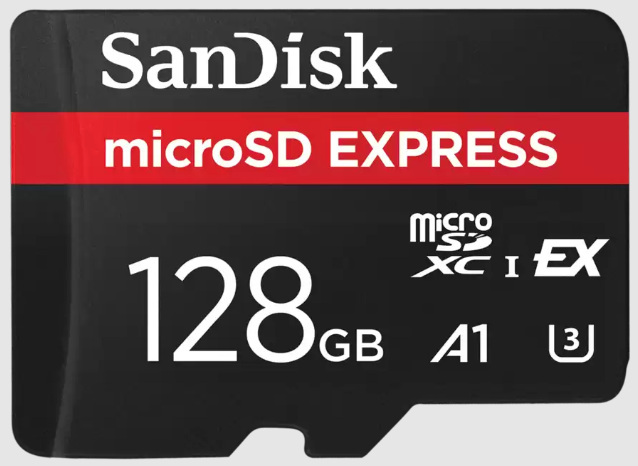 Karta SanDisk EXPRESS microSDXC 128GB 880/480 MB/s EX C10 U3 UHS-I (SDSQXFN-128G-GN4NN)