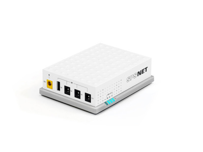 Miniatura produktu: Awaryjny zasilacz DC UPS Salicru SPS NET2 12V 18W z bateriami litowo-jonowymi (LI-Ion) 10000 mAh