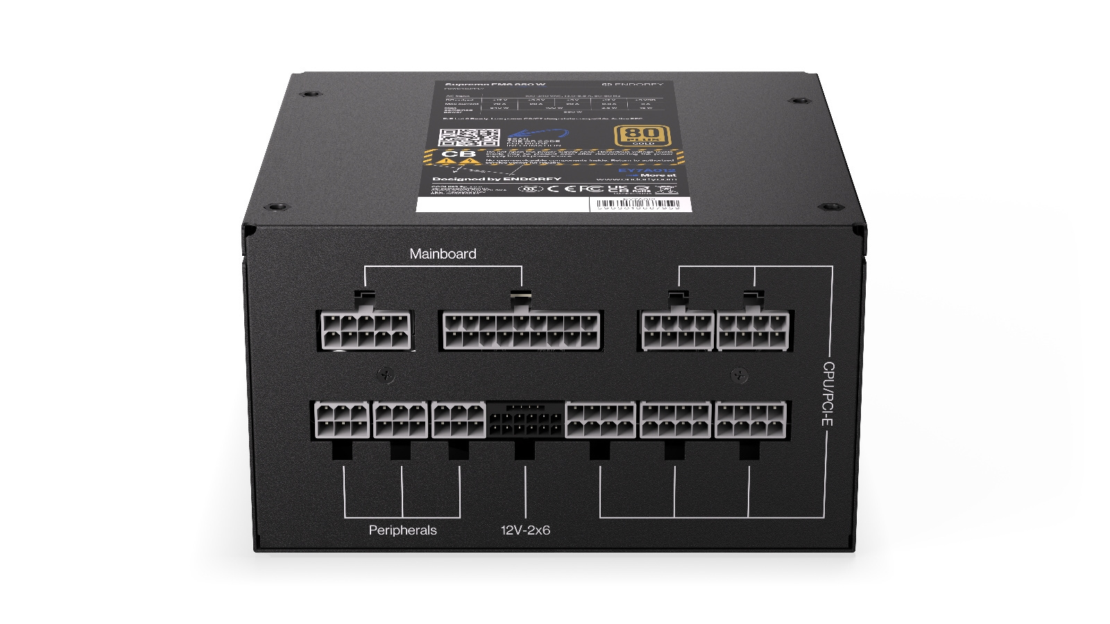 Zasilacz Endorfy Supremo FM6 ATX 3.1 PCIe 5.1 850W (EY7A012) Zasilacz Endorfy Supremo FM6 ATX 3.1 PCIe 5.1 850W (EY7A012)