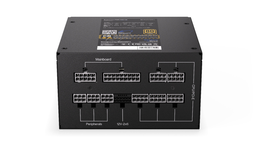 Zdjęcie produktu: Zasilacz Endorfy Supremo FM6 ATX 3.1 PCIe 5.1 850W (EY7A012) Zdjęcie produktu: Zasilacz Endorfy Supremo FM6 ATX 3.1 PCIe 5.1 850W (EY7A012)